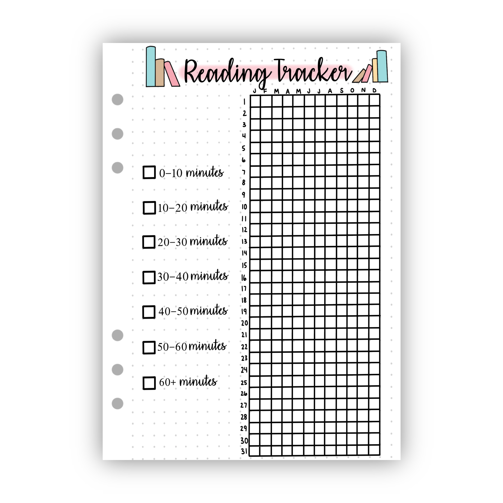 Reading Pages Jessica's Journal