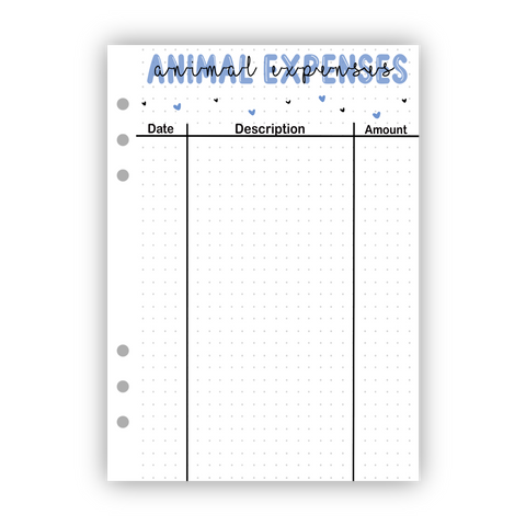 Animal Expenses