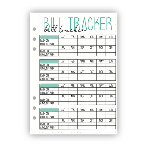 Bill Tracker