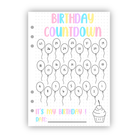 Birthday Countdown