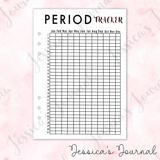 Period Tracker | Journal Spread