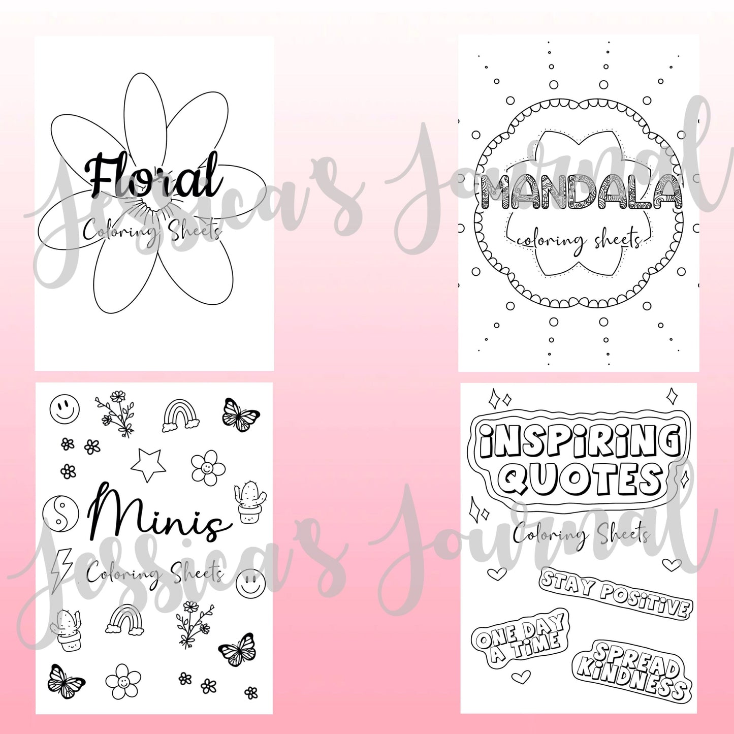 Coloring Pages | Journal Spreads