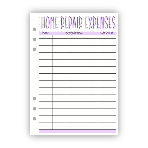 Home Repair Expenses