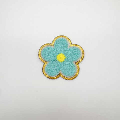 Flower Chenille Adhesive Patch