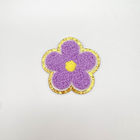 Flower Chenille Adhesive Patch