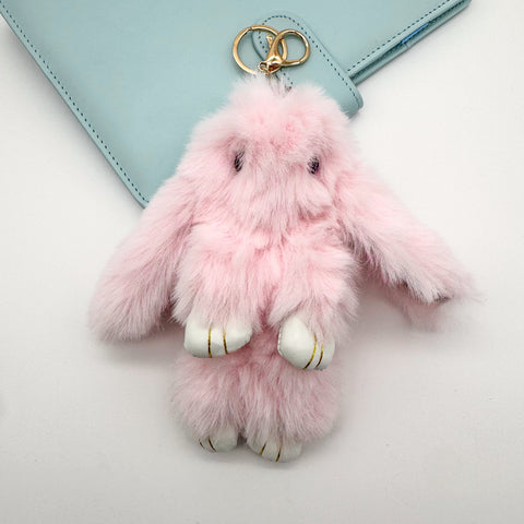 Plush Bunny Keychain