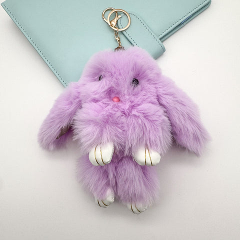 Plush Bunny Keychain