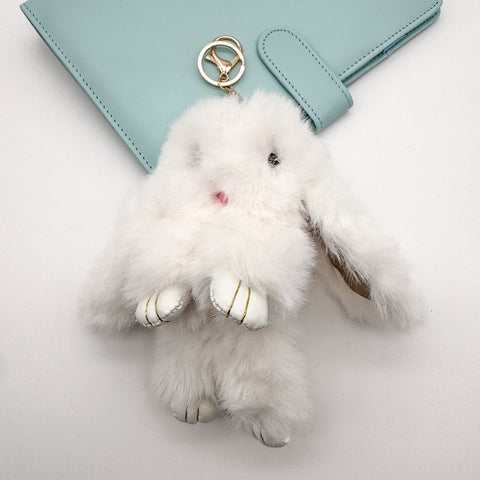 Plush Bunny Keychain