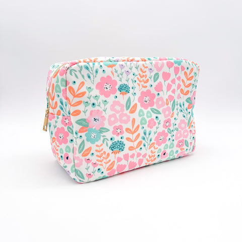 Watercolor Floral Storage Pouch
