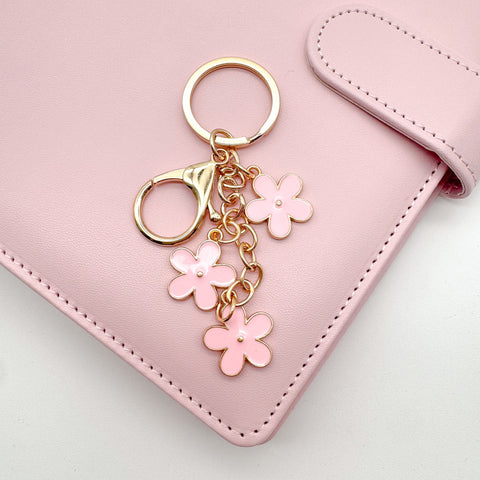 Flower Charm Keychain