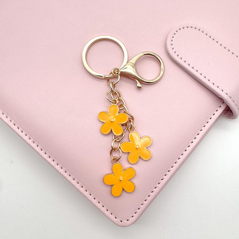 Flower Charm Keychain