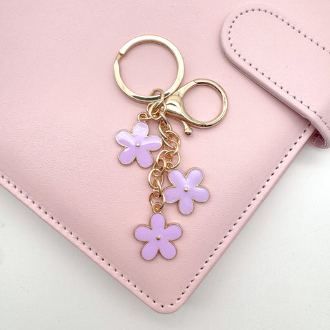 Flower Charm Keychain