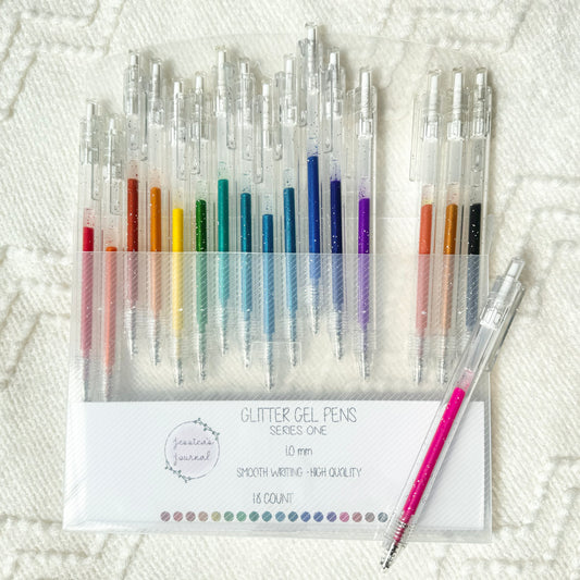 Glitter Gel Pens | 18 Count | Series 1, 2