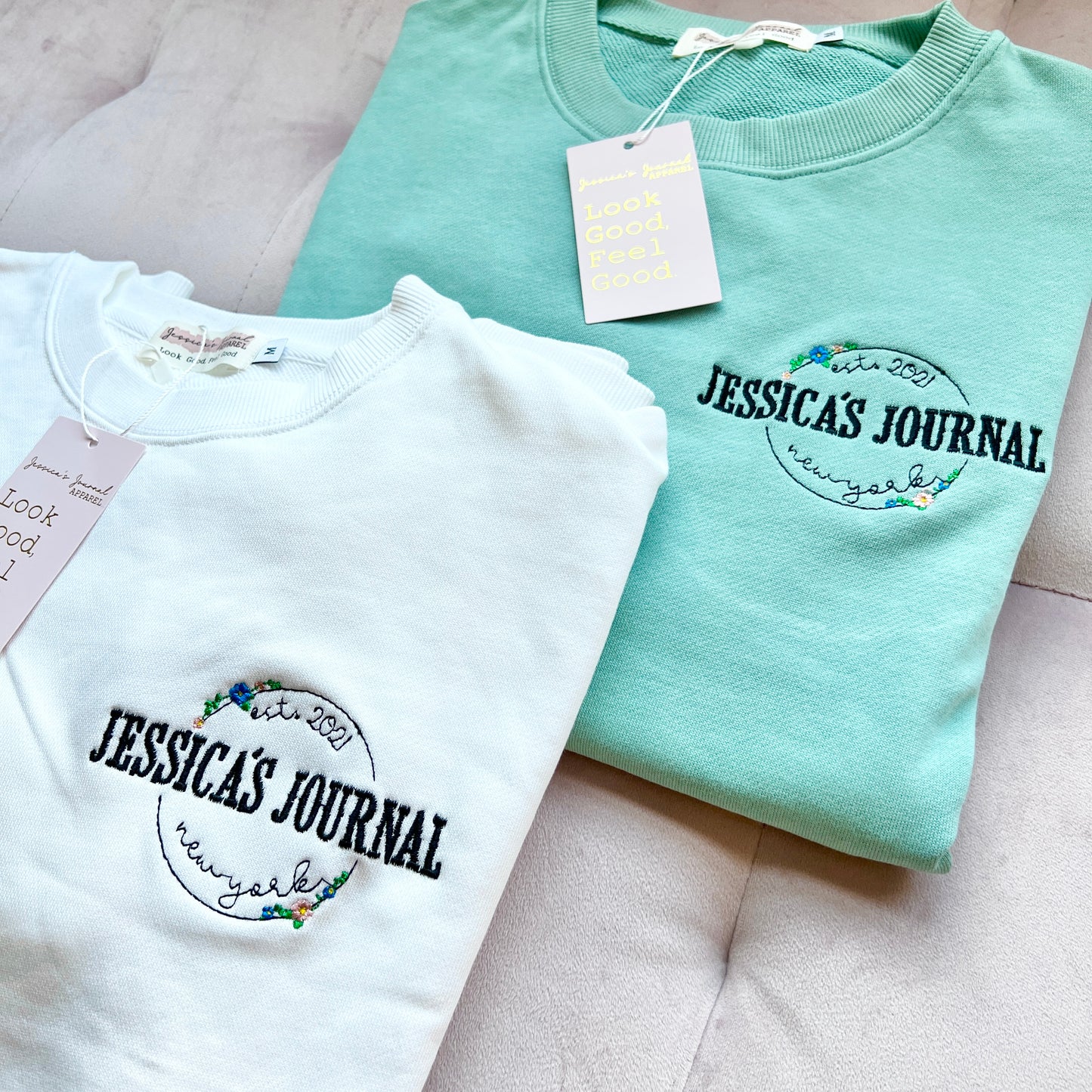 Jessica's Journal Crewneck Sweatshirt