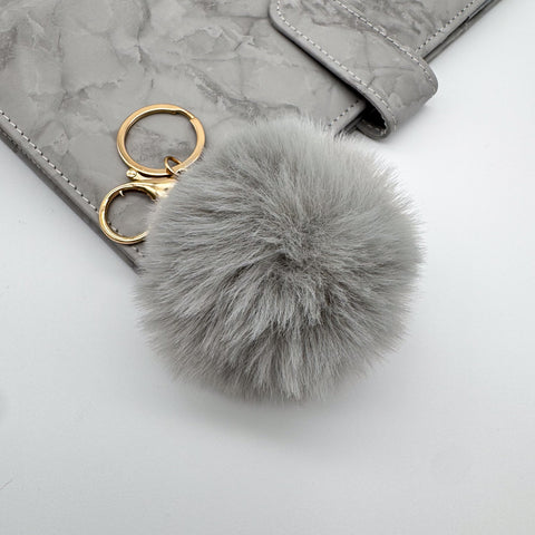 Winter Pom Pom Keychain