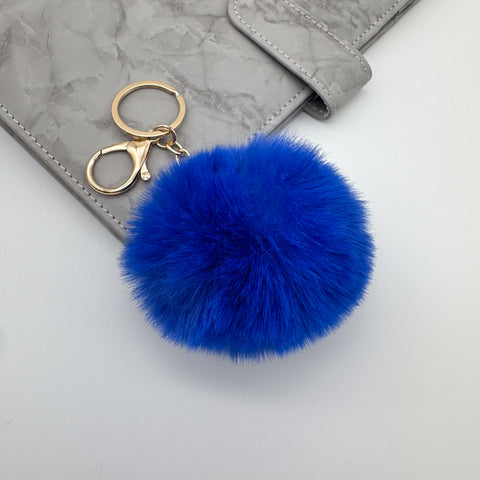 Winter Pom Pom Keychain