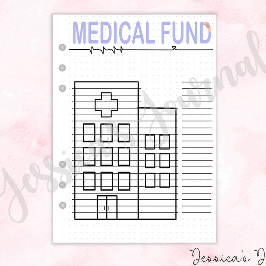 Medical Fund Tracker | Journal Spread