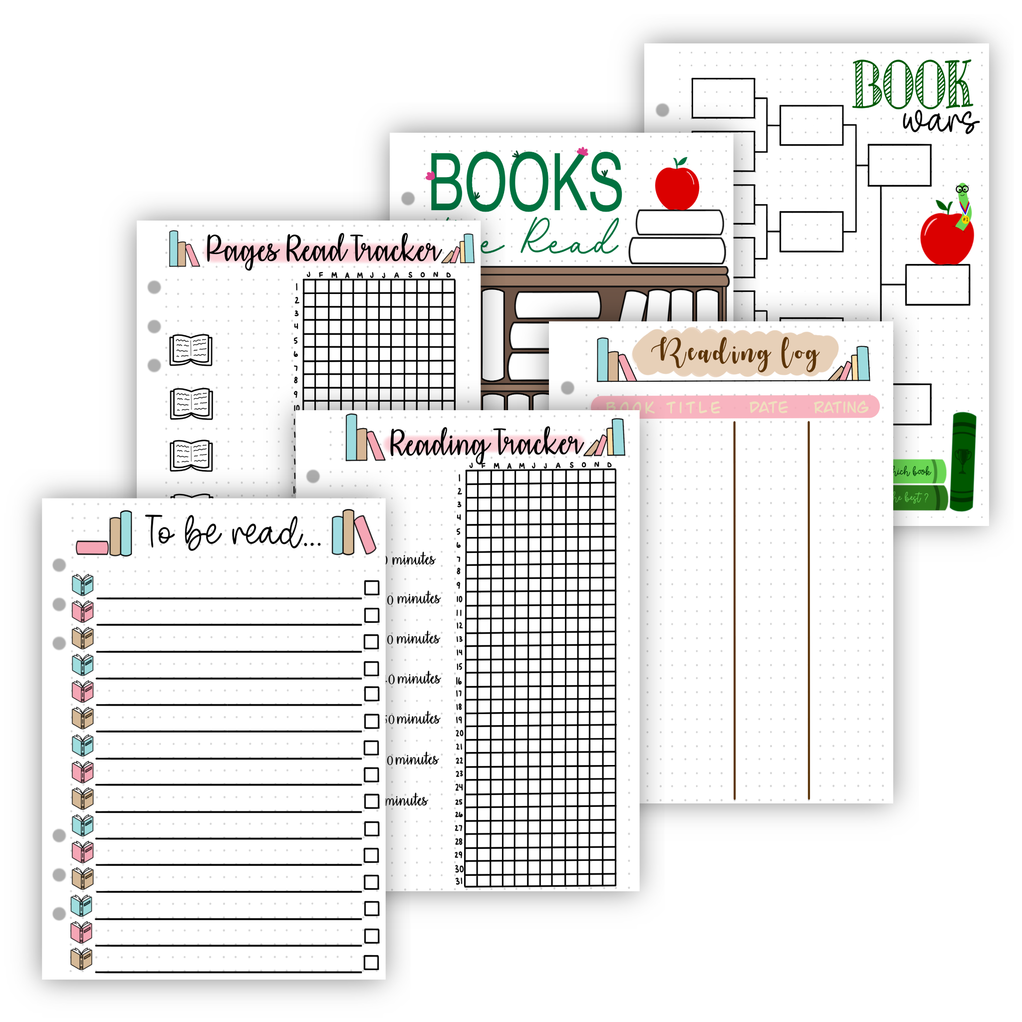Reading Pages Bundle Jessica's Journal