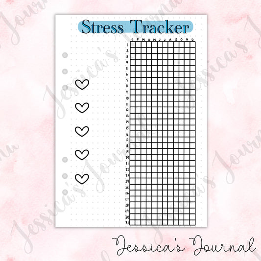 Stress Tracker | Journal Spread