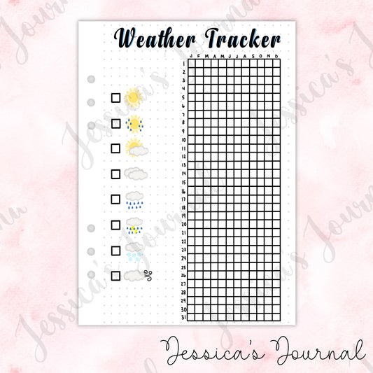Weather Tracker | Journal Spread