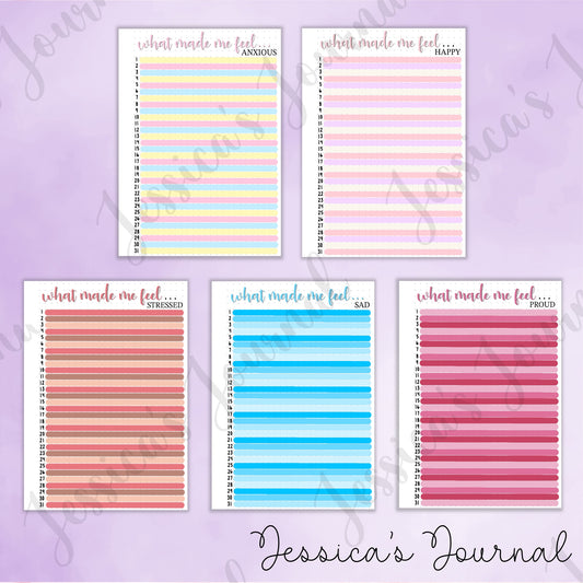 DIGITAL DOWNLOAD PDF What Made Me Feel... | Journal Spread