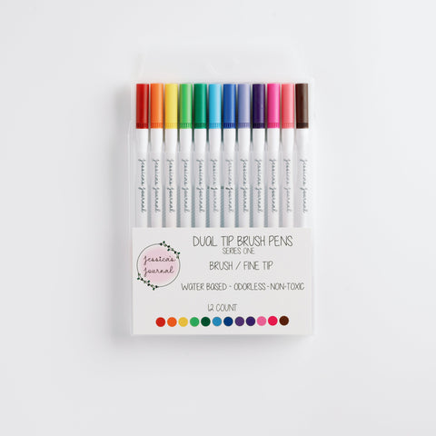 Double Ended Brush Pens