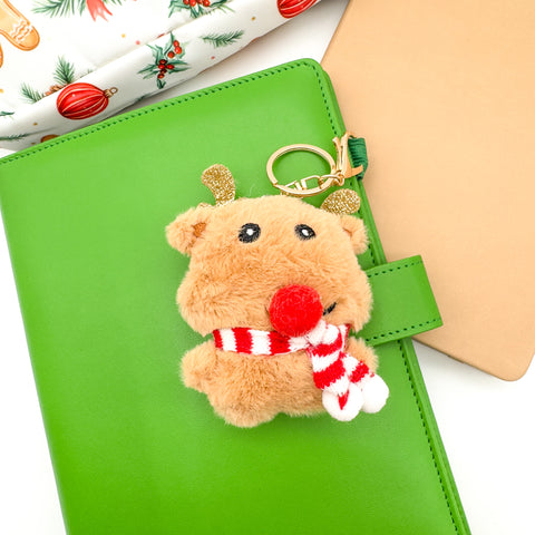 Christmas Pompom Keychain