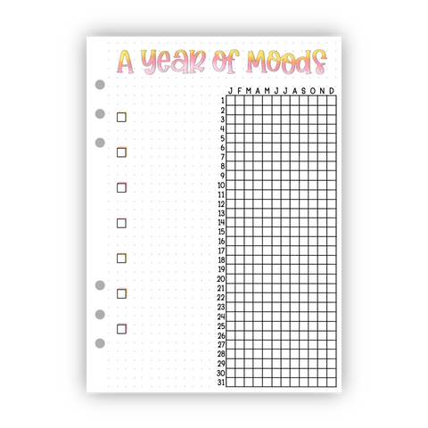 A Year Of Moods
