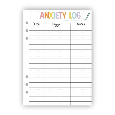 Anxiety Log