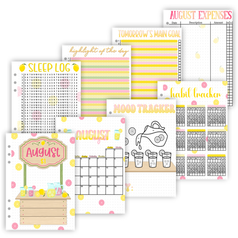 2025 Individual Monthly Pages