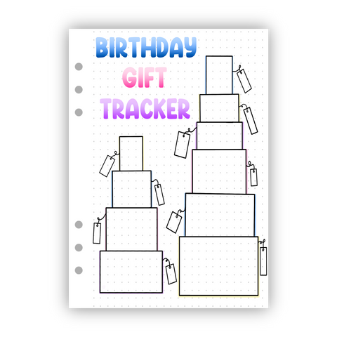 Birthday Gift Tracker