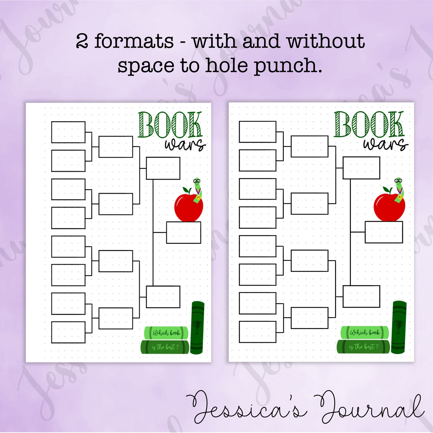 DIGITAL DOWNLOAD PDF Book Wars | Journal Spread