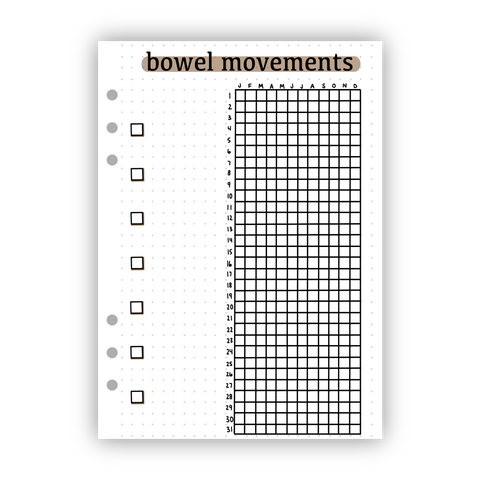 Bowel Movements Tracker