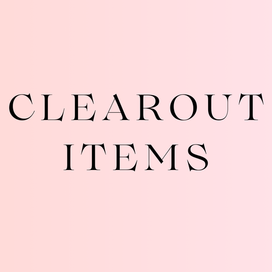 Clearout Items - Final Sale