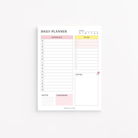 Daily Planner Notepad