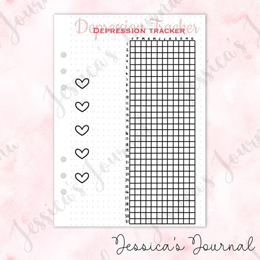 Depression Tracker | Journal Spread