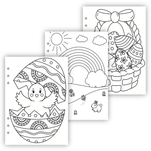 Easter Themed Coloring Pages