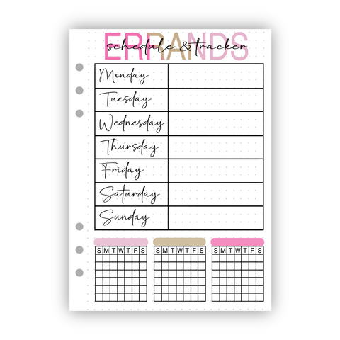 Chore Schedule & Tracker