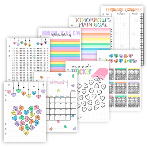 2025 Monthly Holiday Page Sets