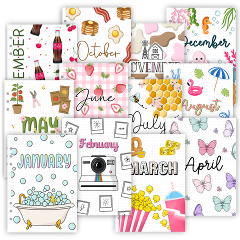 Monthly Sets - 3, 6, 12 Month Bundles