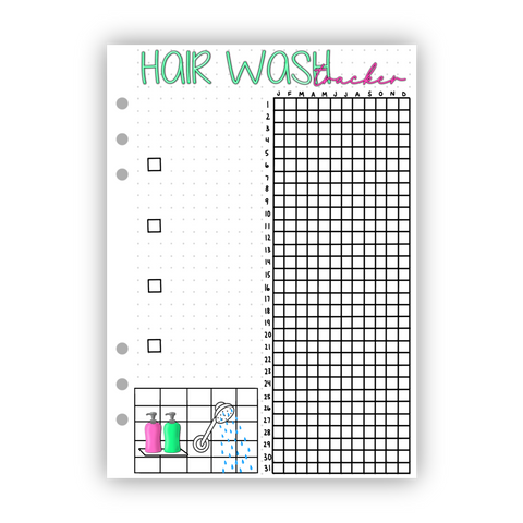 Hair Wash Tracker