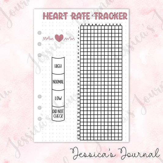 Heart Rate Tracker | Journal Spread