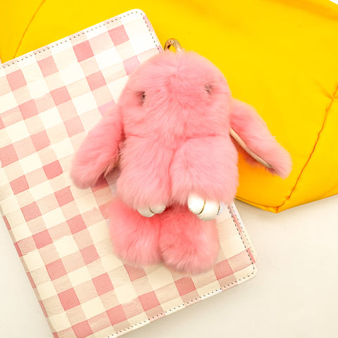 Plush Bunny Keychain