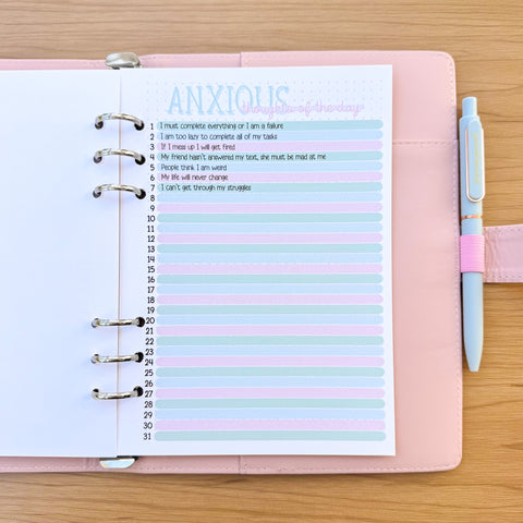 Anxious Thoughts of the Day