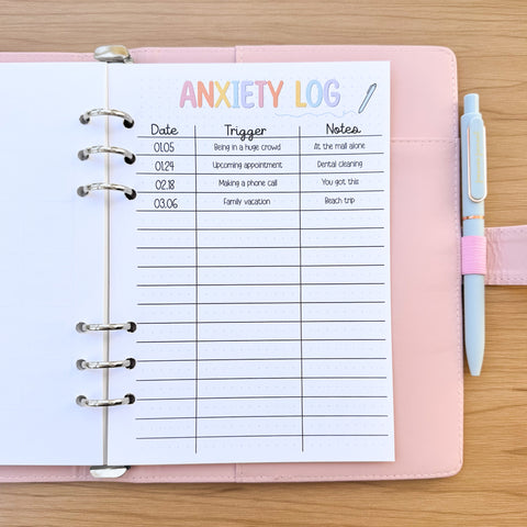 Anxiety Log