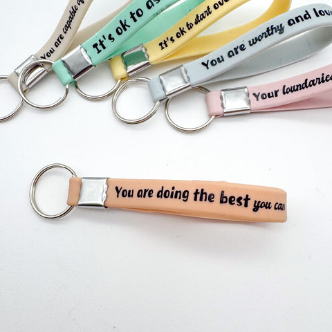 Mental Health Silicone Keychain
