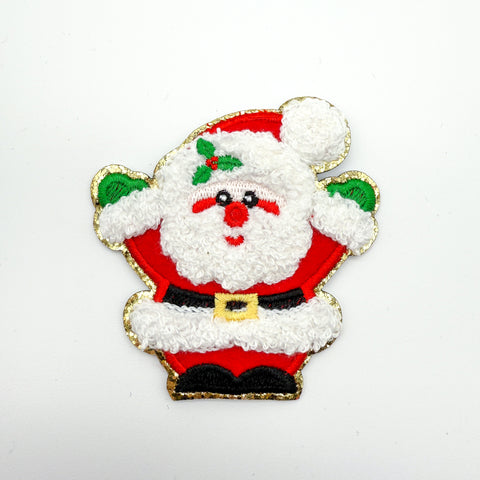 Christmas Chenille Adhesive Patch