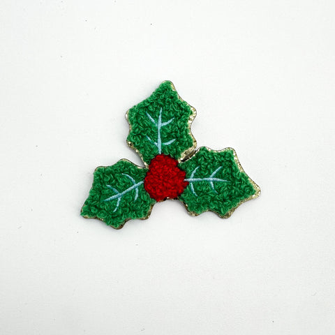 Christmas Chenille Adhesive Patch