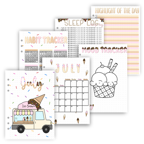 2026 Individual Monthly Pages