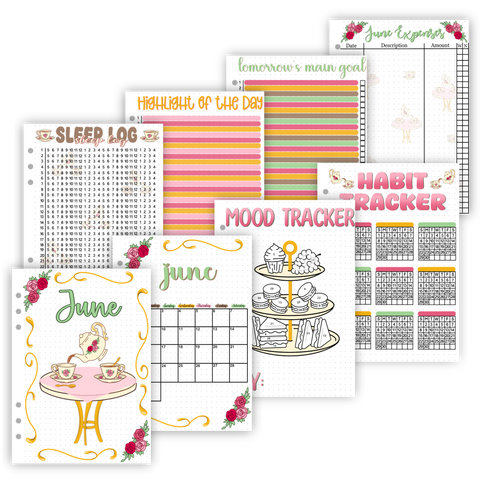 2025 Individual Monthly Pages